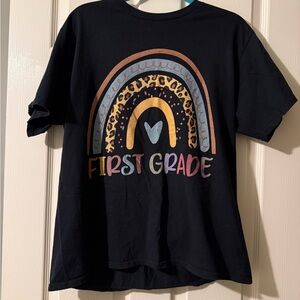 Black First Grade Teacher T-Shirt